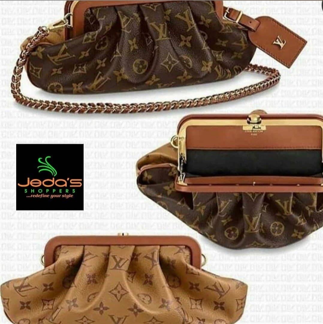 Monogram Canvas Chain Clutch